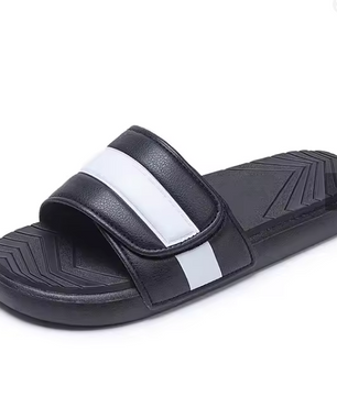 Summer New Magic Tape Trendy Slippers Wear-Resistant Anti-Slip Breathable Fashion Sports Slippers for Men Large Size Outdoor Sli