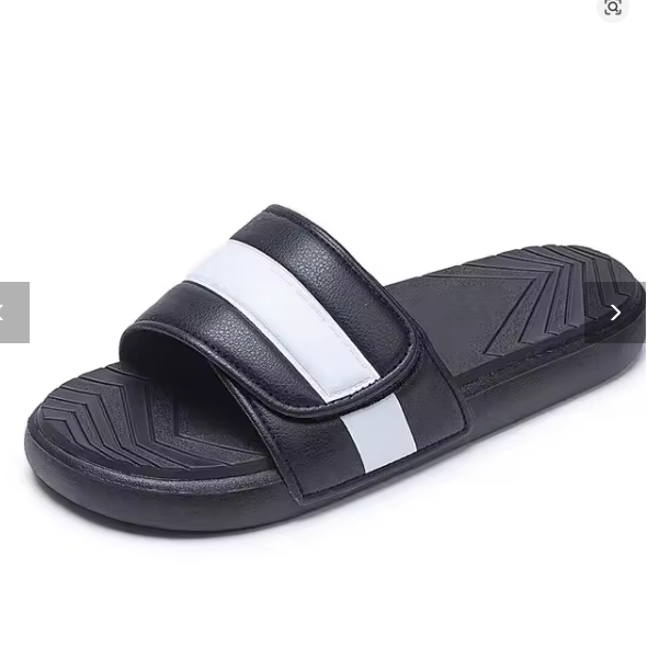 Summer New Magic Tape Trendy Slippers Wear-Resistant Anti-Slip Breathable Fashion Sports Slippers for Men Large Size Outdoor Sli