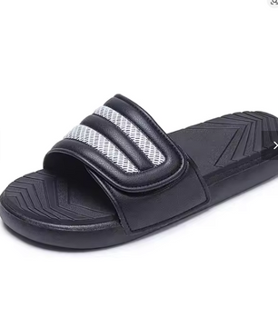 Summer New Magic Tape Trendy Slippers Wear-Resistant Anti-Slip Breathable Fashion Sports Slippers for Men Large Size Outdoor Sli