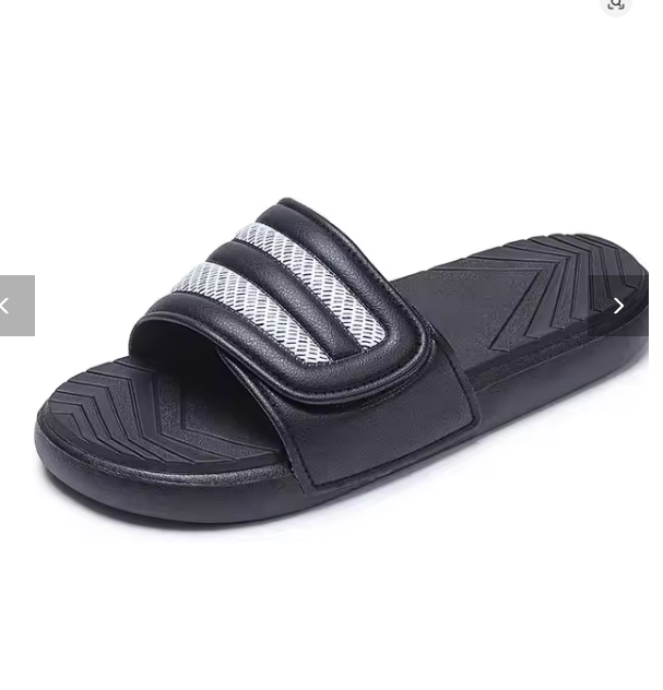 Summer New Magic Tape Trendy Slippers Wear-Resistant Anti-Slip Breathable Fashion Sports Slippers for Men Large Size Outdoor Sli