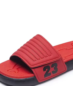 Summer New Magic Tape Trendy Slippers Wear-Resistant Anti-Slip Breathable Fashion Sports Slippers for Men Large Size Outdoor Sli