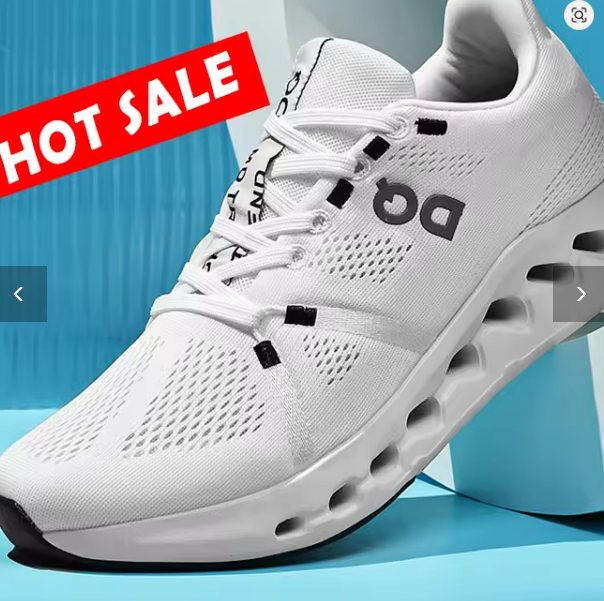 Men Casual Sports Running Shoes Marathon Air Cushion Breathable Lightweight Men Comfortable Athletic Nonskid Sneakers Outdoor