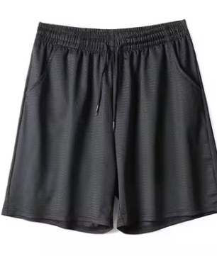 Men's Ice Silk Pants Summer Thin MeshCropped Pants Sports CasualtrousersStraight-LegLoose-FitPlus Size Air Conditioner PantsTren