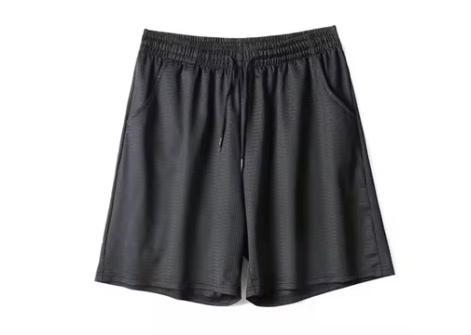 Men's Ice Silk Pants Summer Thin MeshCropped Pants Sports CasualtrousersStraight-LegLoose-FitPlus Size Air Conditioner PantsTren