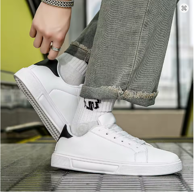 PU Leather Men Shoes Sneakers Trend Casual Shoes Leisure Male Sneakers Footwear Men Vulcanized Shoes Couple Shoes Women Shoes