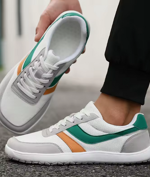 New Wide Toe Men Shoes Casual Versatile Soft Sole Wide Last Shoes Walking Sneakers Breathable Mesh Comfortable Barefoot Shoes