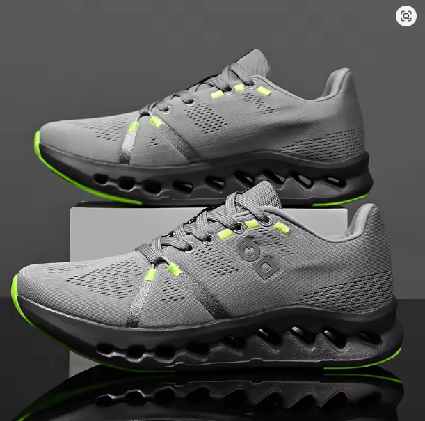 Men Casual Sports Running Shoes Marathon Air Cushion Breathable Lightweight Men Comfortable Athletic Nonskid Sneakers Outdoor