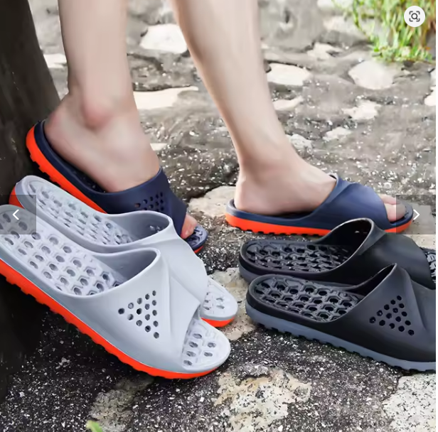 Men Slides Non-slip Summer Massage Flip Flops Indoor Slipper Man Sandals Beach Shoes Men