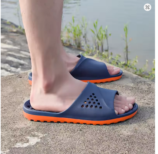 Men Slides Non-slip Summer Massage Flip Flops Indoor Slipper Man Sandals Beach Shoes Men