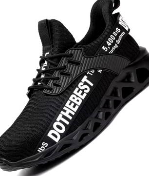 Steel Toe Safety Shoes for Men Women Lightweight Work Sneakers Puncture Proof Work Shoes Unisex Coustruction Safety Work Boots