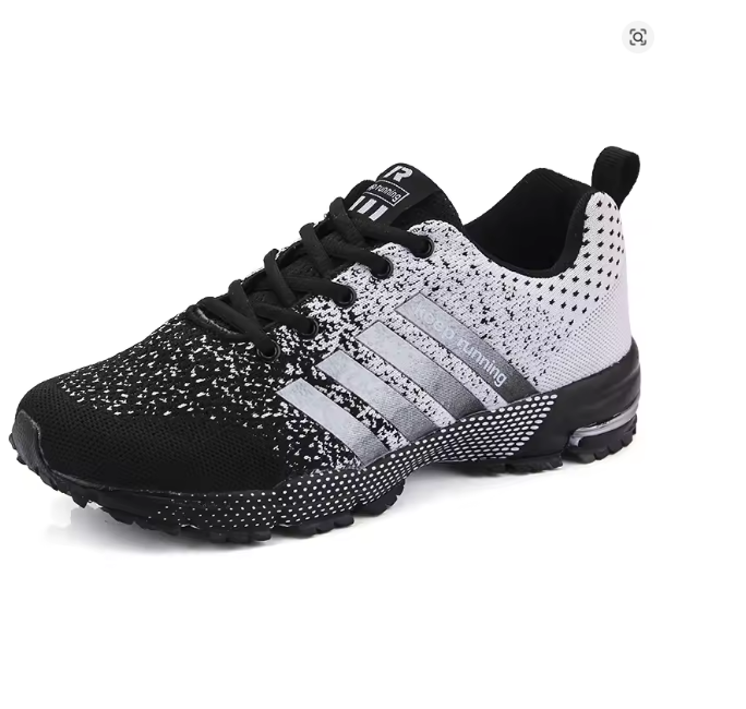 New men's and women's flying mesh surface spring summer breathable casual sports shoes flat vulcanized couple running big size48