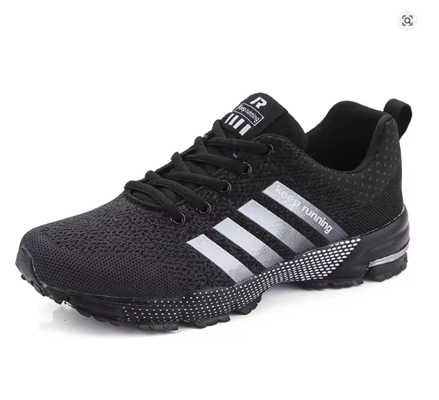 New men's and women's flying mesh surface spring summer breathable casual sports shoes flat vulcanized couple running big size48