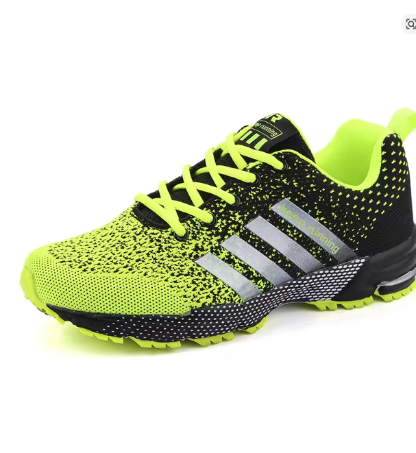 New men's and women's flying mesh surface spring summer breathable casual sports shoes flat vulcanized couple running big size48