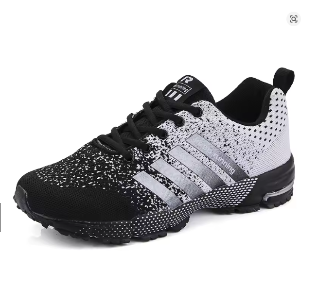 New men's and women's flying mesh surface spring summer breathable casual sports shoes flat vulcanized couple running big size48