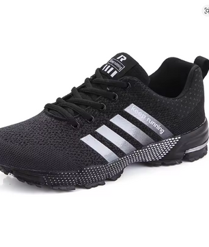 New men's and women's flying mesh surface spring summer breathable casual sports shoes flat vulcanized couple running big size48