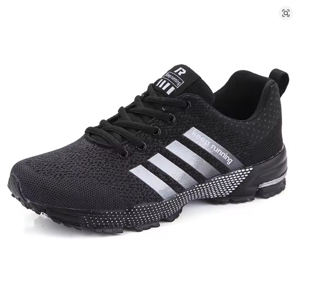 New men's and women's flying mesh surface spring summer breathable casual sports shoes flat vulcanized couple running big size48