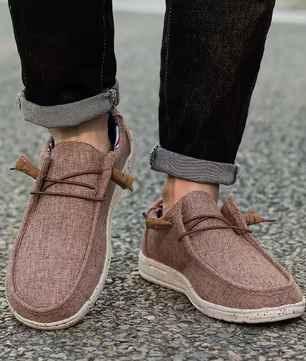 Men Casual Canvas Shoes Mens Loafers Breathable Slip on Flats Male Vulcanized Shoes Driving Shoes Plus Size 47 Walking Sneakers