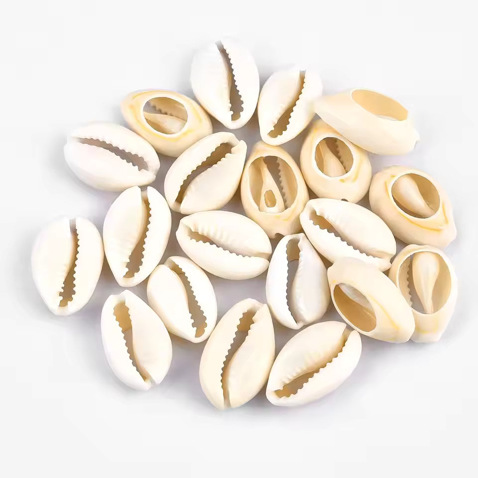 LIEBE ENGEL 20/50pcs Shell Beads Boho Natural Seashells Bead Conches Cowries Charms For DIY Necklace Bracelets Making Jewelry