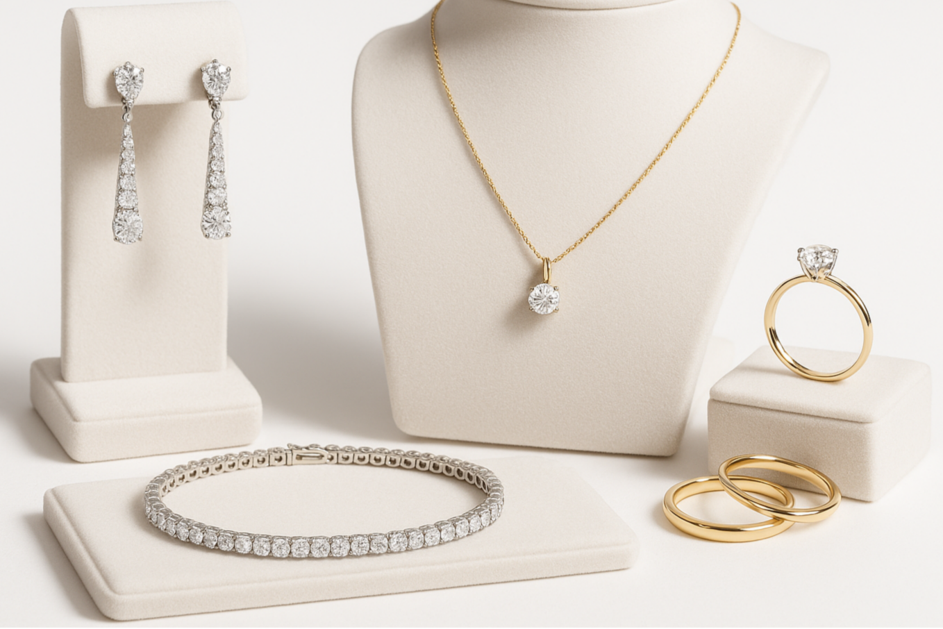 make a image create a jewellery image about female prons and make professional image 